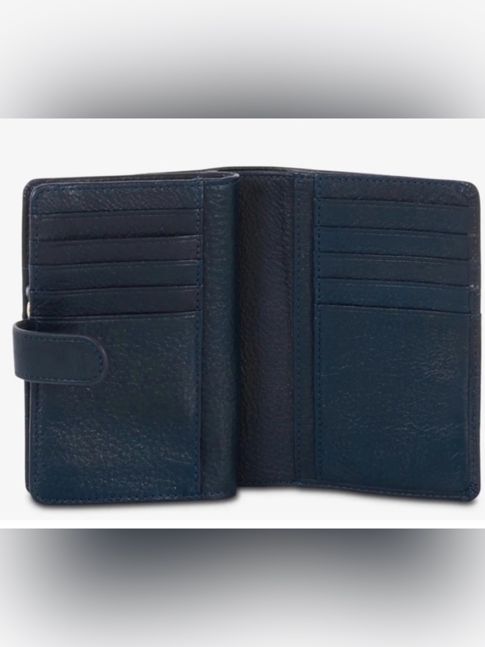 Brahmin Hannah Wallet, Anchor Mystic Navy Blue - Picture 2 of 13